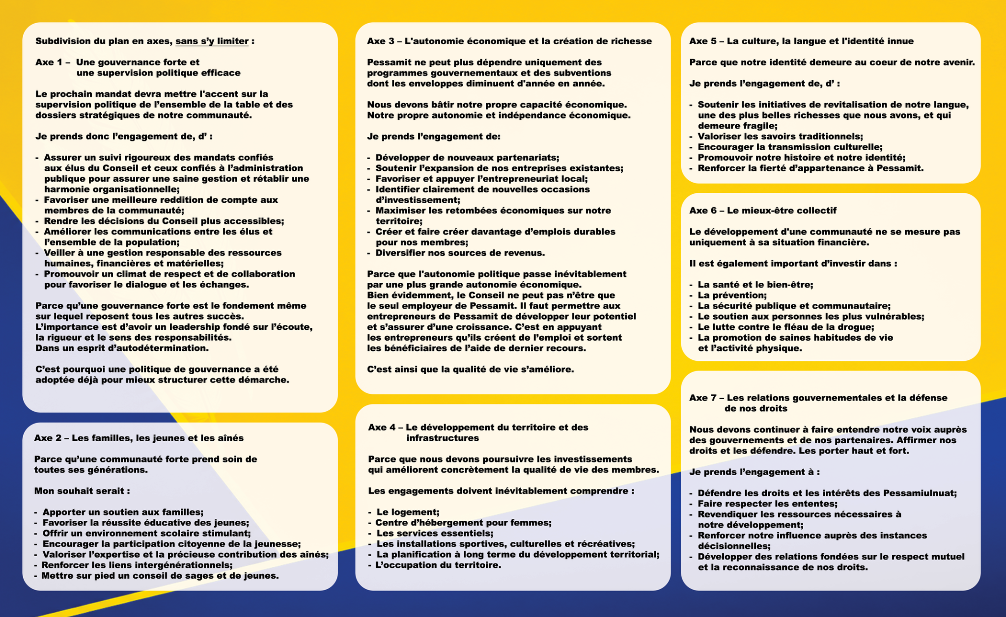 MON PLAN POUR PESSAMIT